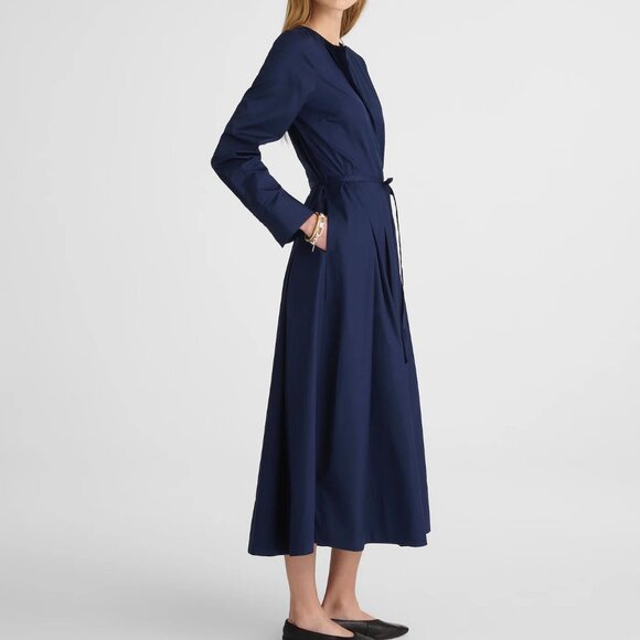 NWT - Madewell - Tie-Waist Midi Shirtdress - Size 10 - Picture 2 of 7